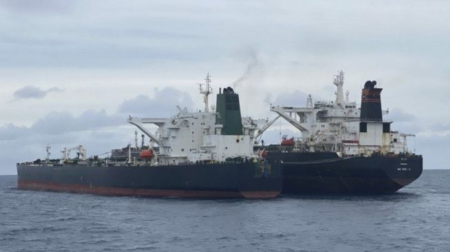 Tanker Iran dan Panama Ditangkap di Kepri, Lakukan Pencemaran Lingkungan