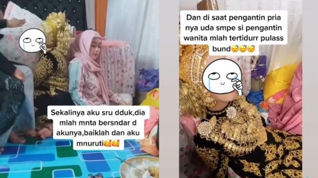 Viral Pengantin Hamil Ngantuk Saat Hajatan, Pilih Rebahan Terus (TikTok)