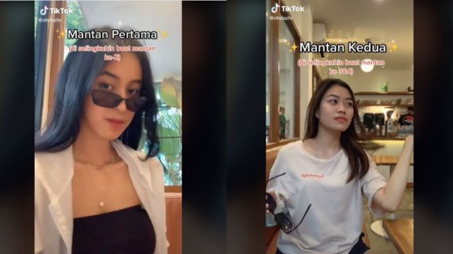 Malah Akrab, Deretan Wanita Ini Bikin Geng Khusus Mantan (tiktok.com/nhdazhr)