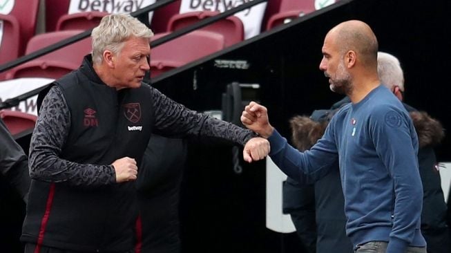 Jelang Man City vs West Ham, Guardiola Sebut David Moyes Mirip Buddha