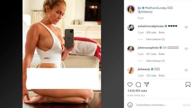 Unggahan Jennifer Lopez [Instagram/@jlo]