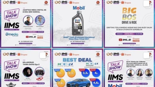 IIMS Virtual 2021 Fase 1 [screenshot Instagram IIMS_ID].