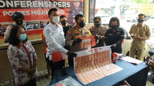 Warga Jombang Edarkan Uang Palsu Rp 40 Juta di Mojokerto, Kades Terlibat