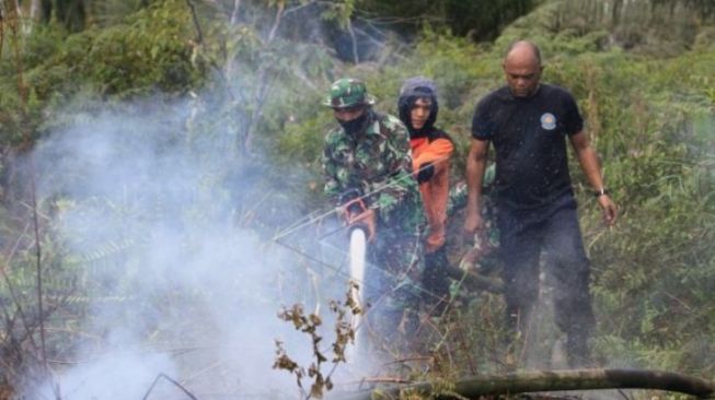 Luas Lahan Terbakar di Aceh Capai 107 Hektare