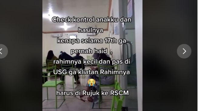 Curhat ibu-ibu tentang anaknya yang 17 tidak mens, [TikTok/@anggrirhea]