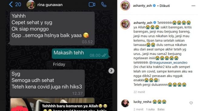 Presenter Rina Gunawan Meninggal Dunia, Ini Profil Istri Aktor Tedy Syah