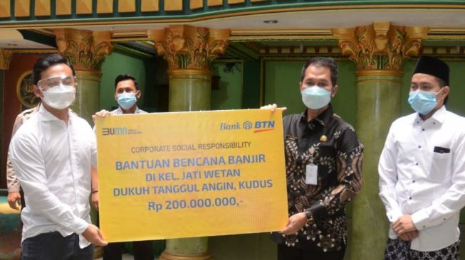 BTN Bantu Masyarakat Terdampak Banjir di Jateng