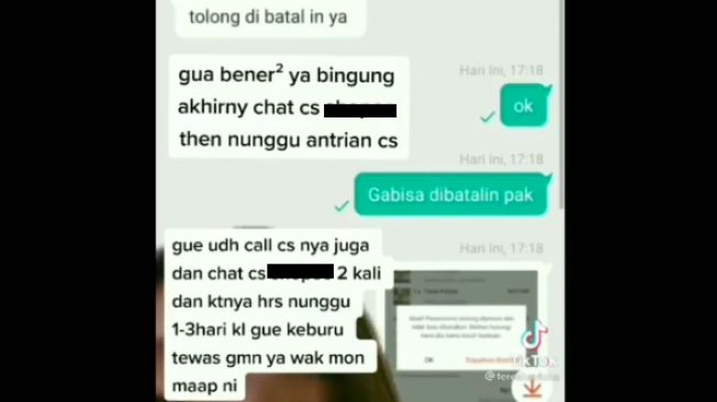 Warganet order makanan malah dikata-katai dan diancam (Tiktok)