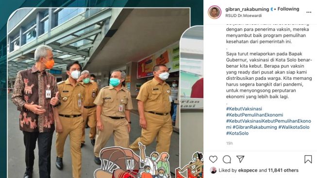 Unggah Blusukan di Medsos, Warganet Pengen Liat Gibran Bertemu Presiden