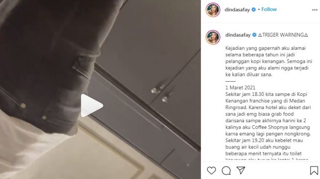 Unggahan Dinda Shafay [Instagram/@dindasafay]