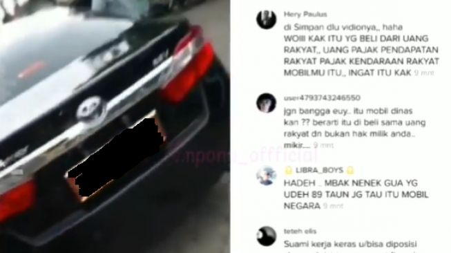Mobil Berplat TNI Viral Jadi Bahan Pamer Seorang Wanita, Ternyata Palsu