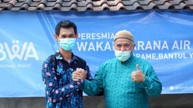 Peresemian acara Program Wakaf Sarana Air Bersih. [dokumentasi pribadi]