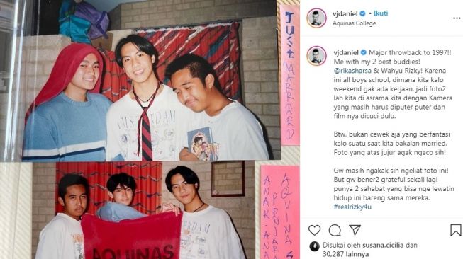 Unggahan Daniel Mananta [Instagram/@vjdaniel]