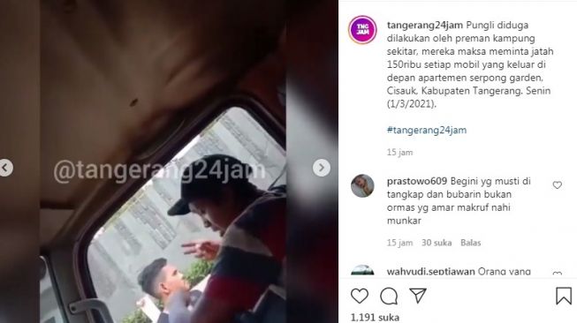 Viral Pungli Sasar Sopir di Tangerang, Warga: Sudah Disepakati Antar Pihak