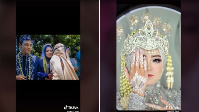 Pakai MUA Pilihan Mertua saat Menikah, Wanita Ini Menyesal (tiktok.com/@fitria_rhm)