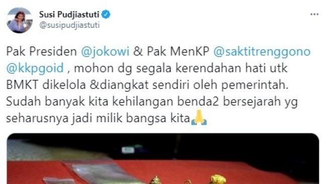 Presiden Jokowi Izinkan Asing Cari Harta Karun Bawah Laut, Susi Mehomon Ini