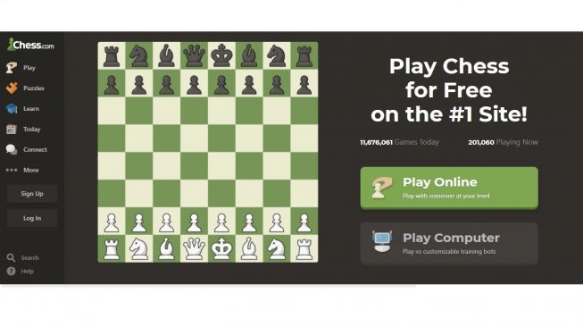 Website Chess. [Chess.com]