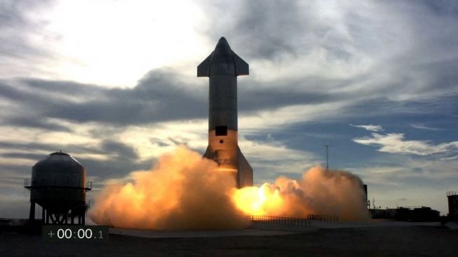 Roket prototipe SpaceX, SN10. [Jose Romero/SpaceX/AFP]