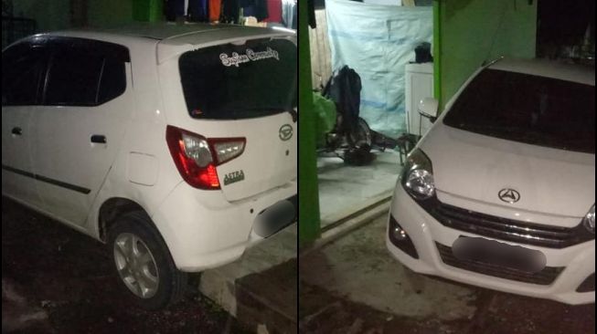 Viral Daihatsu Ayla parkir sembarangan, endingnya dapat 'surat cinta'. (Facebook)