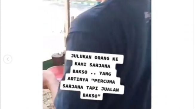 Viral Kisah Tukang Bakso Lulusan Universitas Negeri, Dijuluki Sarjana Bakso