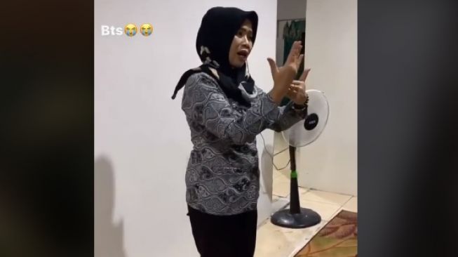 Kocak! di Balik Ibu Guru yang Mengajar Daring, Sosok Suami Berkorban Begini