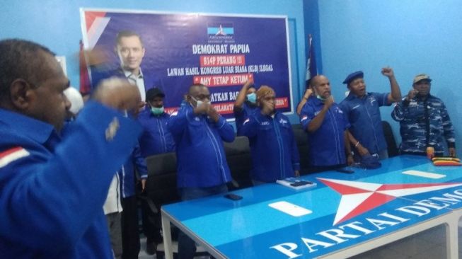 Tolak Ketum Moeldoko, DPD Demokrat Papua Siap Berperang