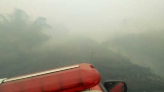 Kabut Asap Dekat Perusahaan di Siak Selimuti Pemadam, Jarak Pandang 2 Meter