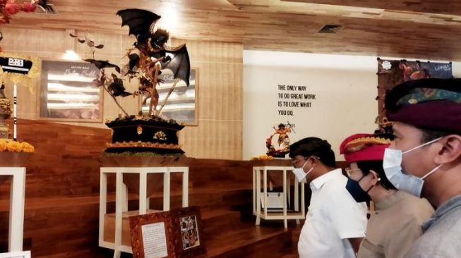 Ratusan Ogoh-ogoh Ikuti Pameran Bkraf Denpasar