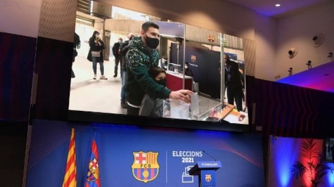 Terpilih Jadi Presiden Baru Barcelona, Laporta Puji Messi Setinggi Langit