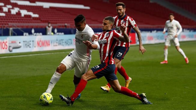 La Liga Spanyol: Derby Madrid Berakhir Sama Kuat