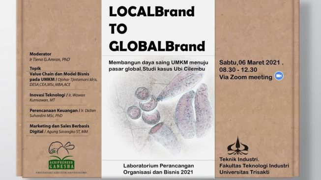 PKM bertajuk Local Brand to Global Brand - Membangun Daya Saing UMKM Menuju Pasar Global [Studi Kasus Ubi Cilembu].