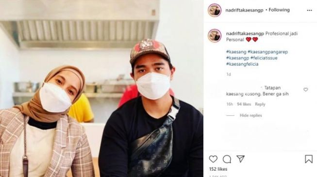 Foto Bareng Nadya Arifta, Wajah Datar Kaesang Jadi Sorotan