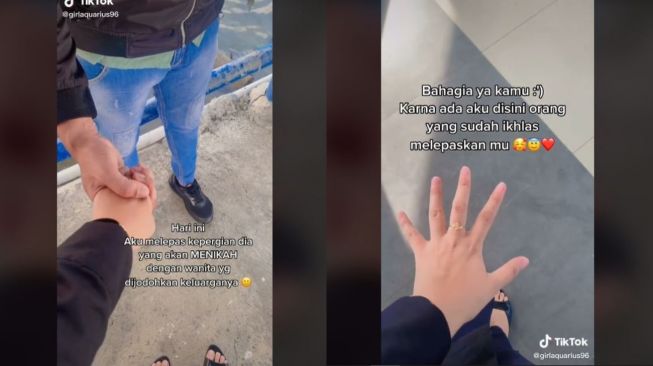 Wanita Ini Terpaksa Melepas Pacar Menikah, Gara-garanya Dijodohkan Keluarga (tiktok.com/@girlaquarius96)