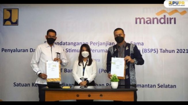 Program BSPS, Bank Mandiri Salurkan Rp 4,82 M untuk 2.140 Warga Kalsel