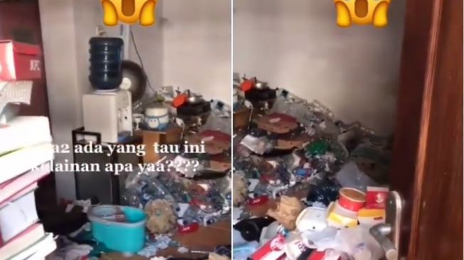 Jarang Buang Bungkus Makanan, Penghuni Kos Ini diduga Tidur dengan Sampah