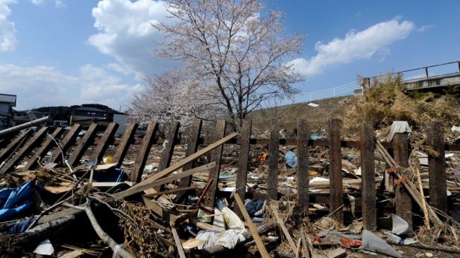 Lokasi tsunami Jepang 2011. [TORU YAMANAKA / AFP]