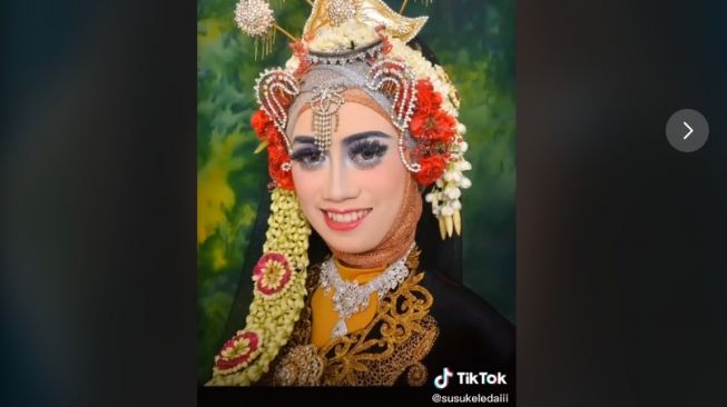 Menyesal gegara nawar harga MUA pernikahan (tiktok.com/@susukeledaiii)