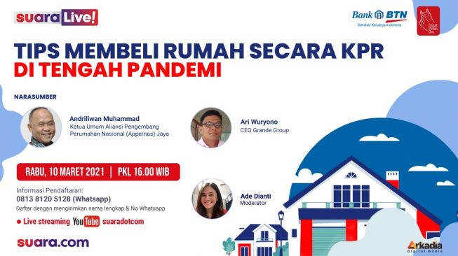 Pandemi Covid-19 Justru Waktunya Masyarakat Ambil KPR Rumah, Ini Alasannya