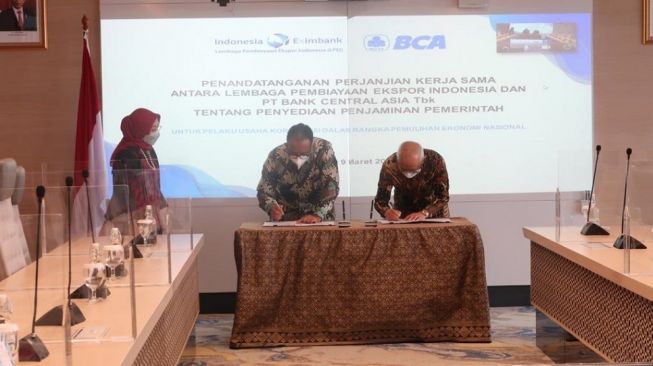 LPEI Gandeng BCA Salurkan Modal Kerja ke Korporasi Demi Pemulihan Ekonomi