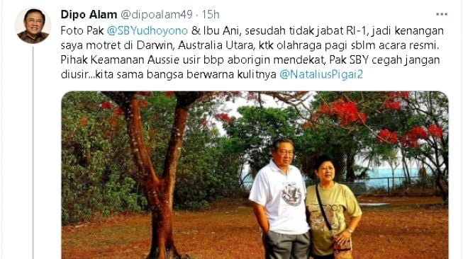 SBY dan Ani Yudhoyono (twitter.com/@dipoalam49)