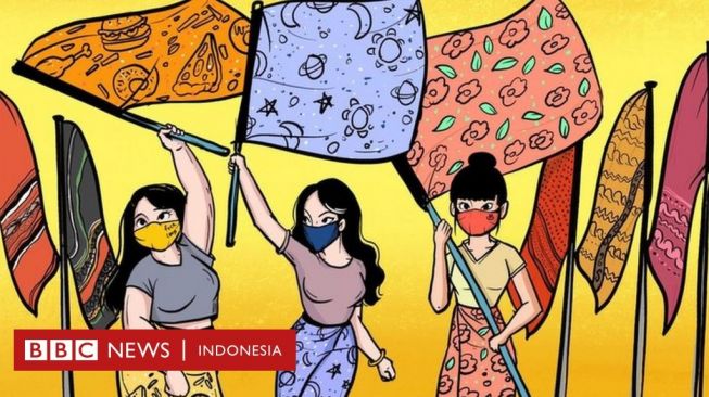 Mengapa Perempuan Myanmar Pakai Kain Sarung Melawan Kudeta Militer?