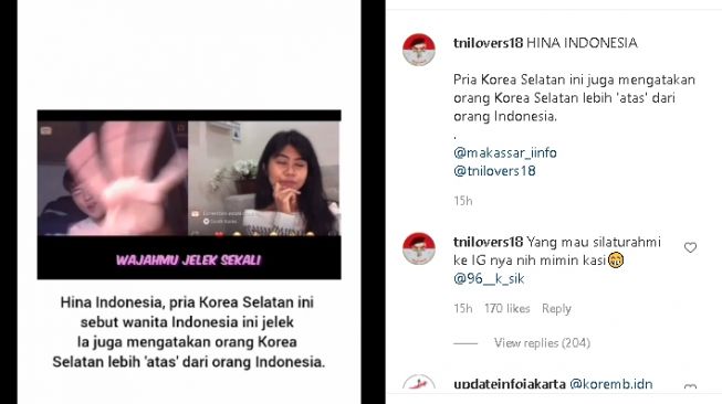 Parah! Pria Korea Hina dan Rendahkan Perempuan Indonesia