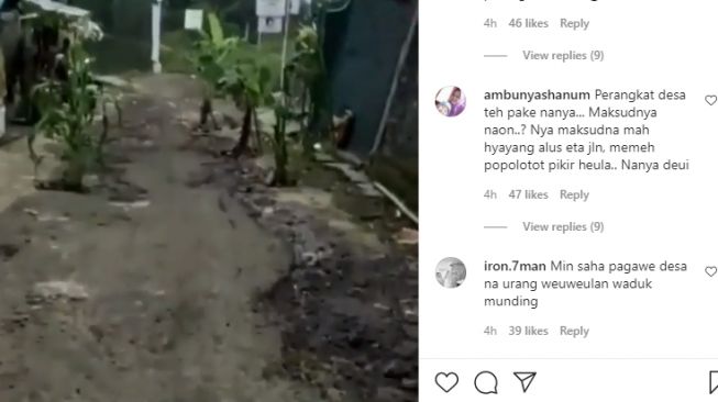 Warganet Kecam Aparat Desa yang Semprot Guru Pengunggah Jalan Rusak