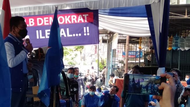 Gelar Apel Siaga, Tuntutan DPD Partai Demokrat Minta Aparat Usut Otak KLB