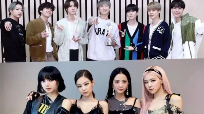 BTS dan Blackpink Menguasai 10 Besar Album Global Teratas IFPI