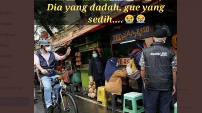 Viral Foto Anies Naik Sepeda Dicuekin Warga, Padahal Nyapa Duluan