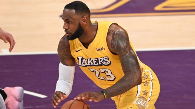 Forward LA Lakers, LeBron James. [ROBYN BECK / AFP]