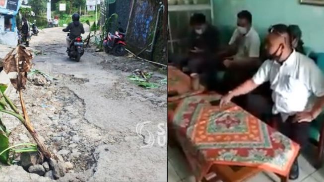 Heboh! Guru Diamuk Perangkat Desa karena Unggah Video Jalan Rusak