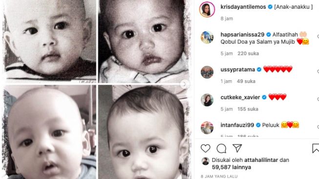 Doakan Anak-anaknya, Unggahan Krisdayanti Disukai Atta Halilintar