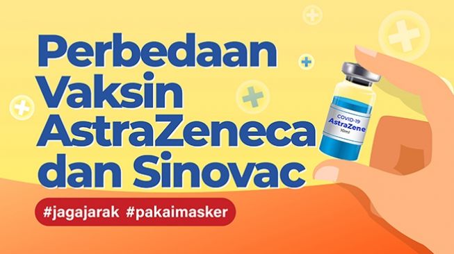 INFOGRAFIS: Perbedaan Vaksin AstraZeneca dan Sinovac